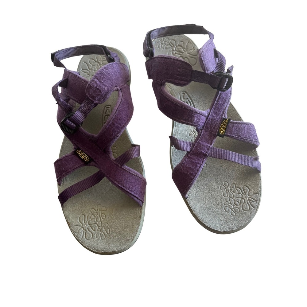 Keen Purple Strappy Comfort Sandals Womens Outdoor Hiking Walking Shoes